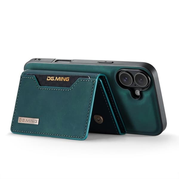 DG.MING M2 Series Mobilskal till iPhone 17 PU + PC + TPU - Grön