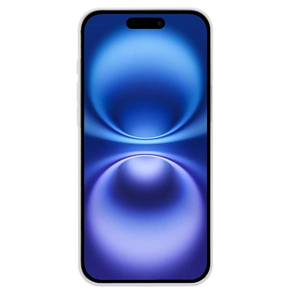 Mobilskal till iPhone 16 Plus Skin-Touch Rubberized PC - Vit Vit