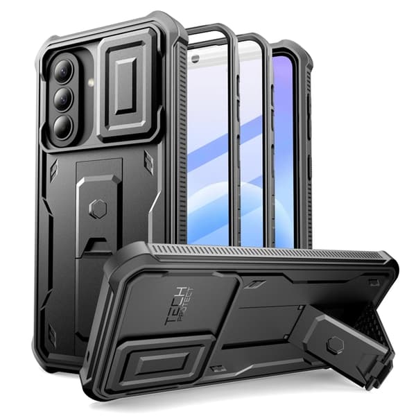 Tech-Protect [2-Pack] Mobilskal För Galaxy A57 5G Kevlar Camplus - Svart Svart
