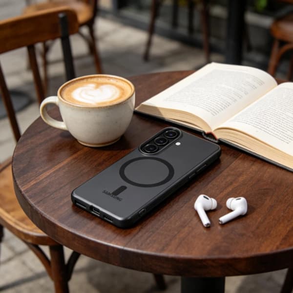 Tech-Protect Mobilcover Til Galaxy S26 Magsafe Magslim - Mat Sort Svart