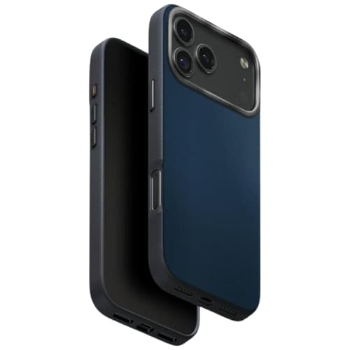 UNIQ Telefontaske til iPhone 17 Pro Max MagSafe Lyden DS - Blå/Sort Blå