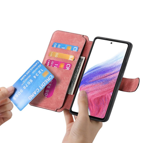 CASENEO Google Pixel 9a Plånboksfodral Konstläder - Rosa