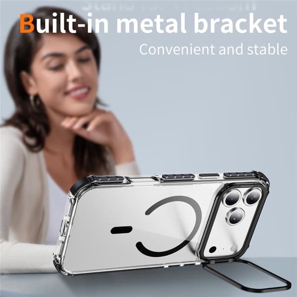Mobilskal till iPhone 17 Pro MagSafe Kickstand - Svart Svart