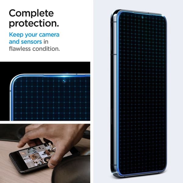 Spigen GLAS.TR "EZ FIT" 2-pack för Samsung S23 transparent Transparent