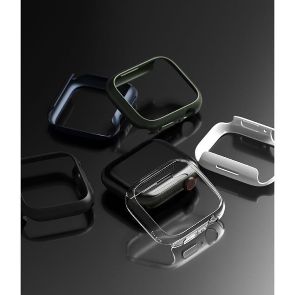 Ringke Slim 2-Pack Skal Apple Watch 7/8 (41 mm) - Clear / Metall Blå