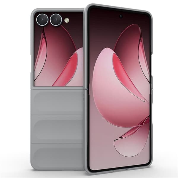 Mobilskal till Galaxy Z Flip7 Anti-Drop TPU Rugged - Ljusgrå Grå