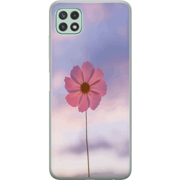 Mobilskal till Samsung Galaxy A22 5G med Rosa blomma