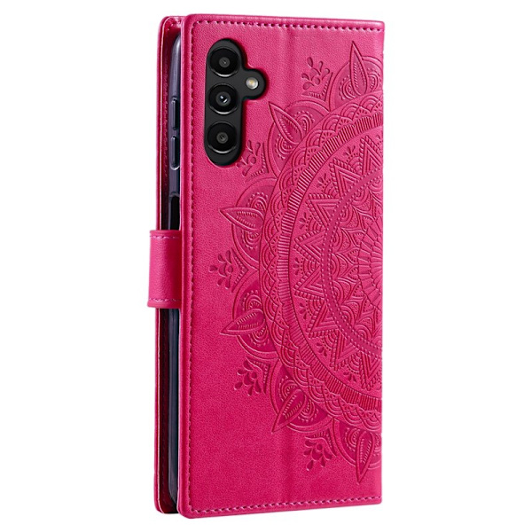 Samsung Galaxy S26 Plus Plånboksfodral Imprinted Totem Konstläder - Rosa