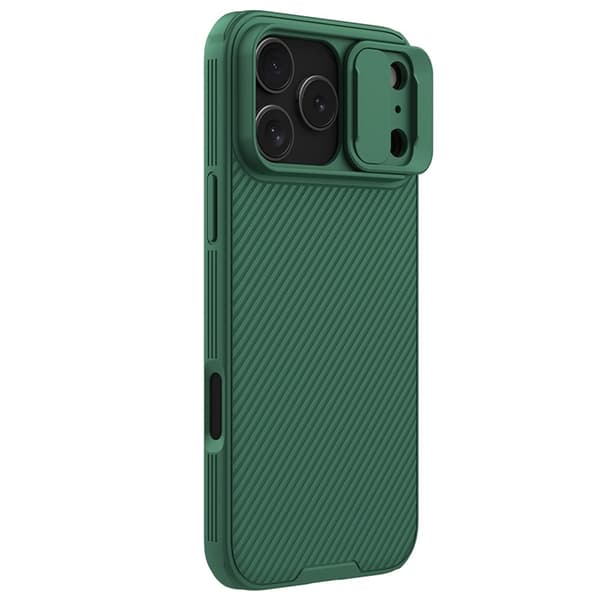 NILLKIN Mobilskal till iPhone 17 Pro Max Slide Kamera Lid - Grön Grön