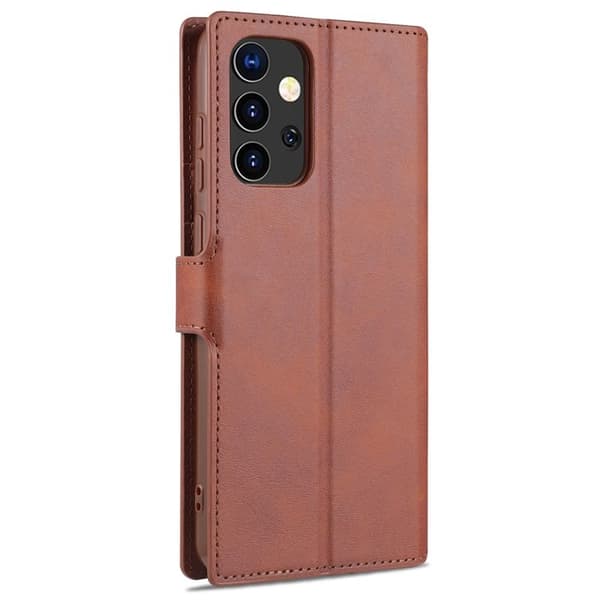 AZNS Samsung Galaxy A52 4G/5G Plånboksfodral Konstläder - Brun