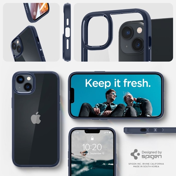 Spigen iPhone 14 Plus Skal Ultra Hybrid - Marinblå