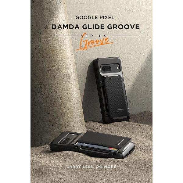 VRS DESIGN Damda Glide Pro Case Google Pixel 7 - musta