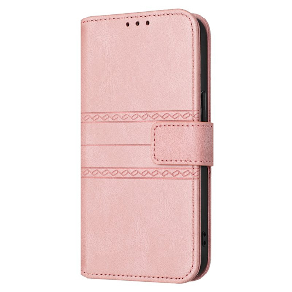 Plånboksfodral för Samsung Galaxy S26 Plus Konstläder - Rosa