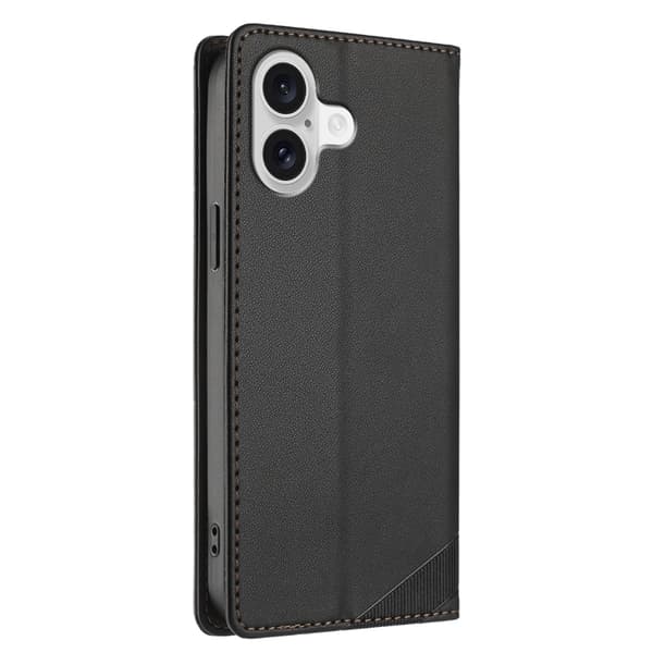 iPhone 17 Plånboksfodral Punk Style Imprinted - Svart Svart