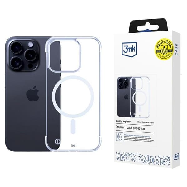 3MK Mobilskal till iPhone 14 Pro Max MagSafe Just20g - Clear Transparent