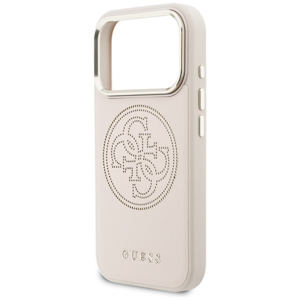 Guess Mobilskal För iPhone 17 Pro Max MagSafe  Perforated 4G - Rosa