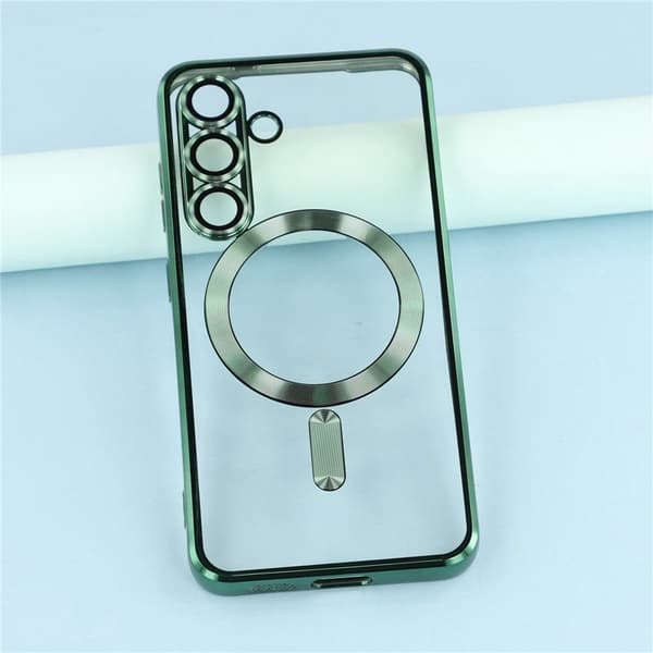 Mobilskal för Samsung Galaxy S26 Plus Magnetiskt TPU - Grön