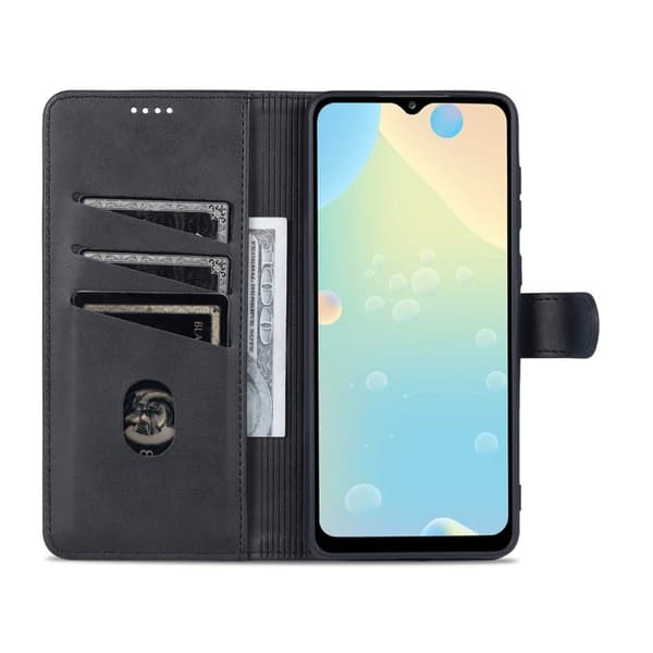 AZNS Samsung Galaxy A53 5G Plånboksfodral Konstläder - Svart
