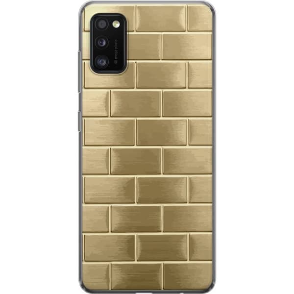 Mobilskal till Samsung Galaxy A41 med Gyllene Murstenar