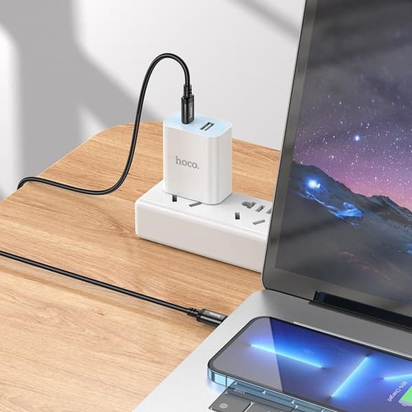 HOCO USB-C till USB-C Kabel PD 3A 60W X91 3 m - Svart