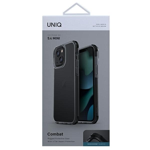 UNIQ telefontaske til iPhone 13 mini MagSafe Combat - Carbon sort