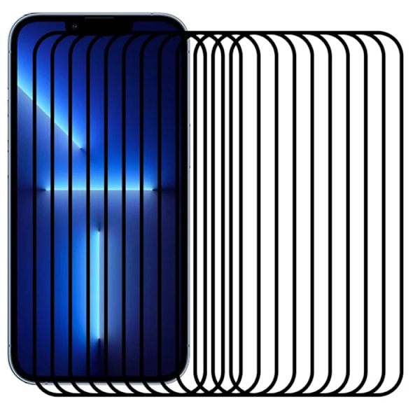 [10-Pack Bulk] iPhone 12 Pro Max Härdat Glas Skärmskydd