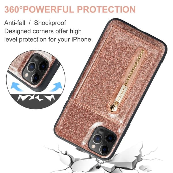 DG.MING M3 Series Mobilskal till iPhone 11 Pro Max Roséguld