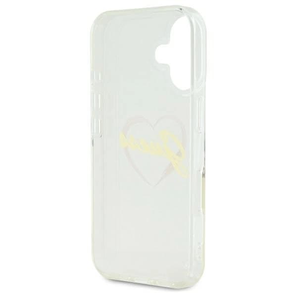 Guess Mobilskal till iPhone 16 Plus IML Heart - Transparent Transparent