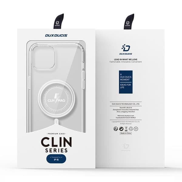 Dux Ducis iPhone 15 Plus Mobilskal Magsafe Clin - Klar Transparent