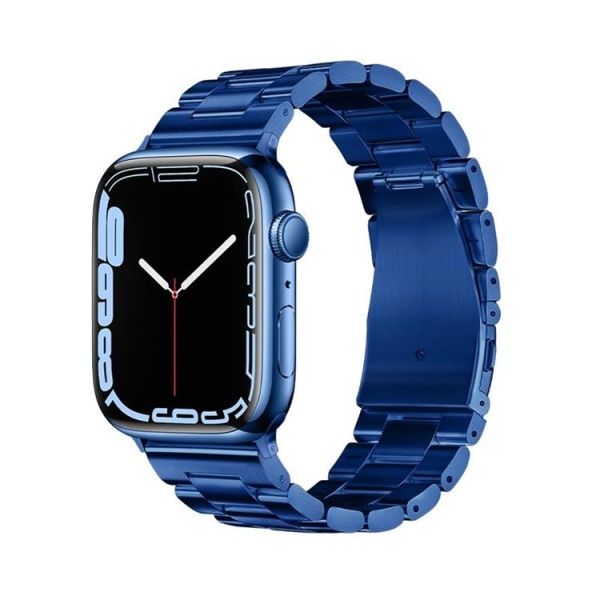 Forcell Apple Watch (42/44/45/49 mm) Armbånd F-Design - Blå