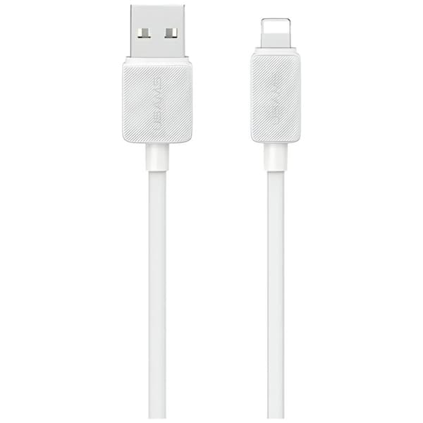 Usams USB-A Till Lightning Kabel 1m KY Series - Vit Vit