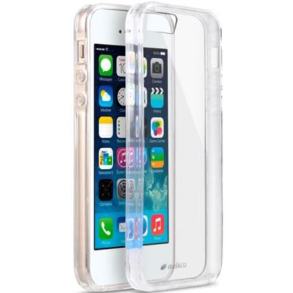 Melkco Polyultima suojakuori Apple iPhone 5 / 5s / SE -puhelimelle - Läpinäkyvä