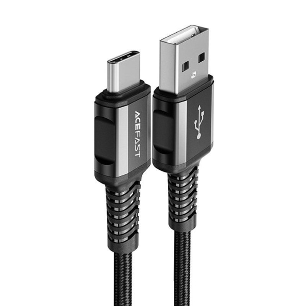 Acefast USB-C-kaapeli 1,2 m - musta