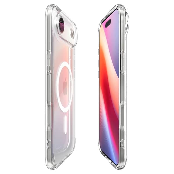 Spigen Telefontaske til iPhone Air Magsafe Ultra Hybrid - Klar/Hvid Transparent