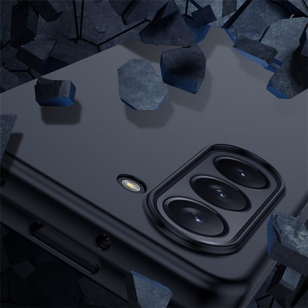 Galaxy Z Fold 5 Mobilcover Anti-Scratch - Mørkeblå