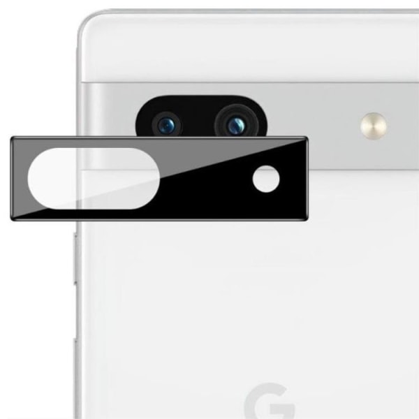 IMAK Google Pixel 7A kameralinsecover i hærdet glas - sort