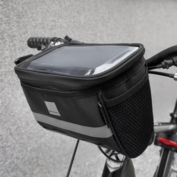 Wozinsky Cykelstyretaske 2L - Sort Black