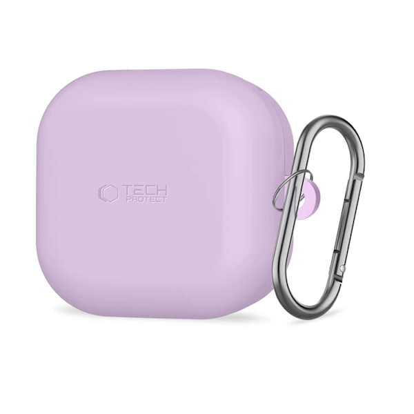 Tech-Protect Taske Til Galaxy Buds 4/4 Pro Silikone Krog - Lavendel Lila