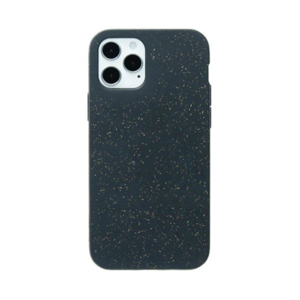 Pela Classic Cover Ympäristöystävällinen iPhone 12 & 12 Pro Max - musta Black