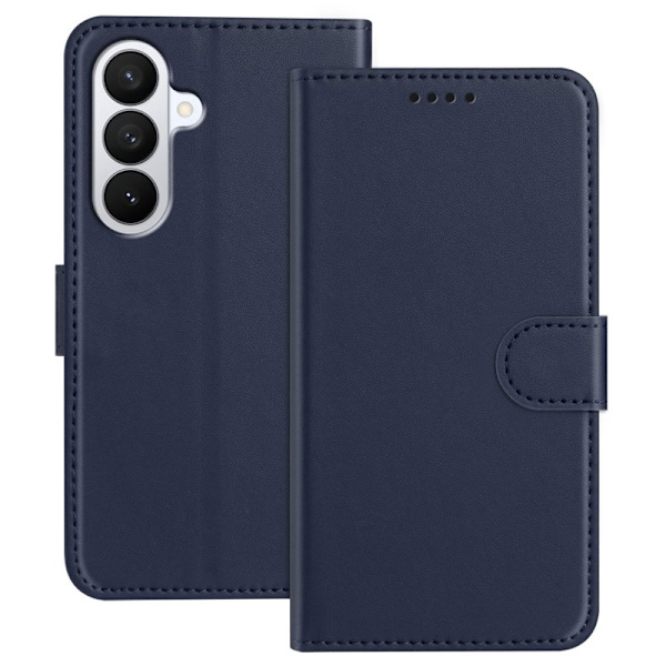 Plånboksfodral för Samsung Galaxy S26 Plus Konstläder Ställ - Blå