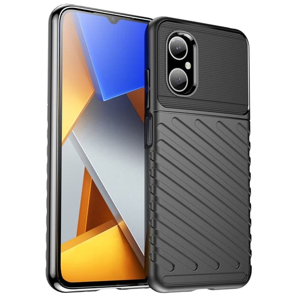 Xiaomi Redmi Note 11E/Redmi 10/10 Prime Plus /Poco M4 Skal Thunder - Svart Svart
