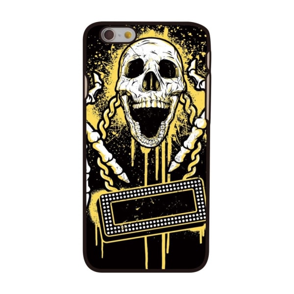 BaksideSkal till Apple iPhone 6 / 6S  - Skull Playing Music