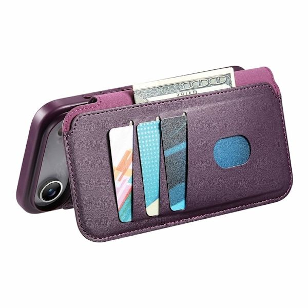 CASENEO iPhone Air Plånboksfodral RFID Blocking Konstläder - Lila