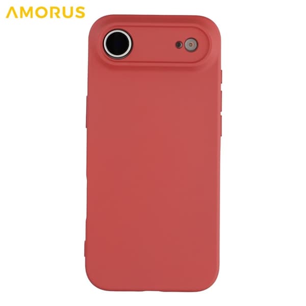 AMORUS Mobilskal till iPhone Air Precise Cutouts TPU Fiber - Röd Röd