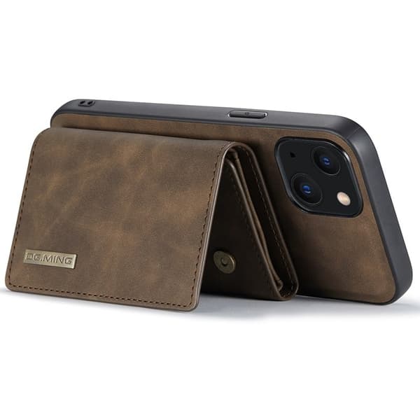 DG.MING M1 Series Mobilskal till iPhone 14 Plus 2-i-1 Magnetiskt Brun