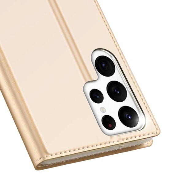 Dux Ducis Galaxy S23 Ultra Plånboksfodral Skin Series - Guld