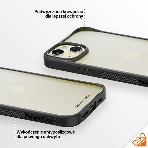 PanzerGlass Mobilskal till iPhone 15/14 Plus D3O Military Shield