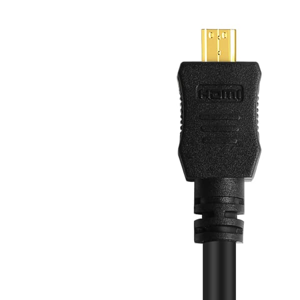 SIGn HDMI til mikro-HDMI Kabel 4K 3m - Sort Svart