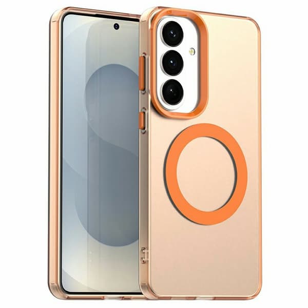 Mobilskal för Samsung Galaxy S26 Plus Magnetiskt Anti Drop - Orange