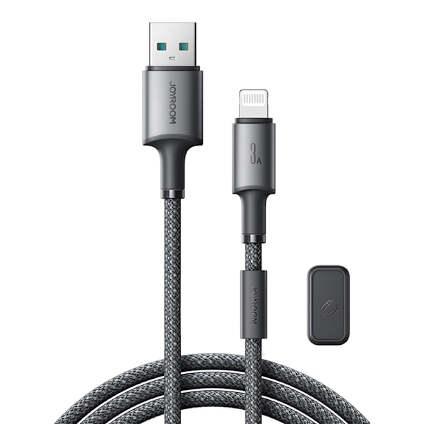 Joyroom S-A50 3A USB-A - Lightning Kabel 1.2m - Grå Grå